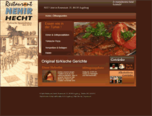 Tablet Screenshot of nehir-restaurant.de